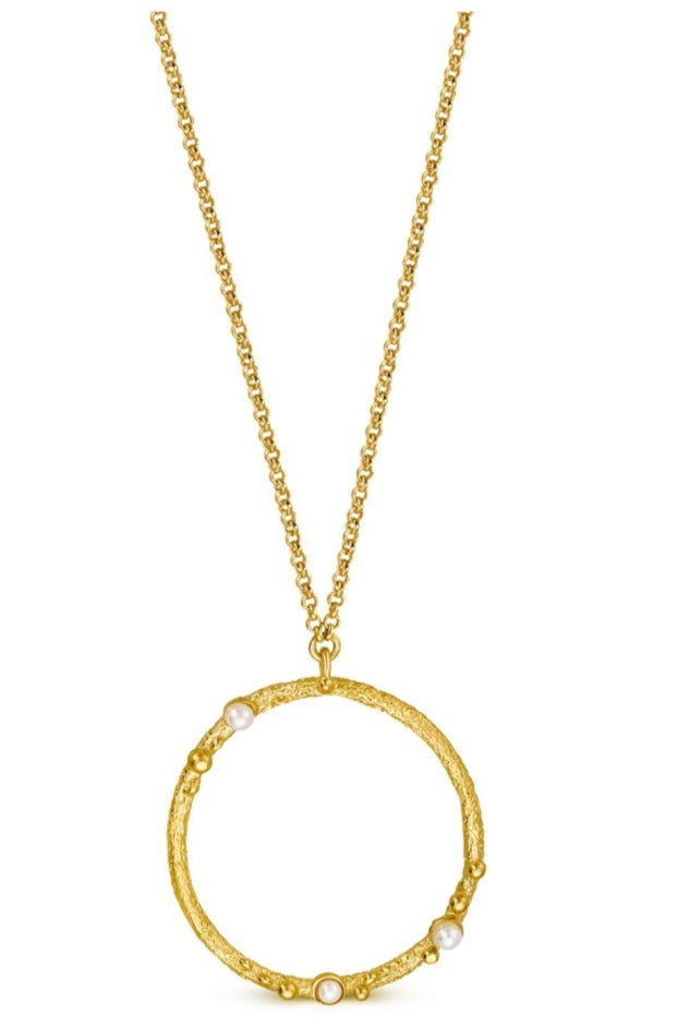 Collar circular dorado GUSPIRA