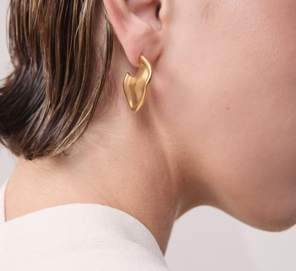 Pendientes Dorados Cala