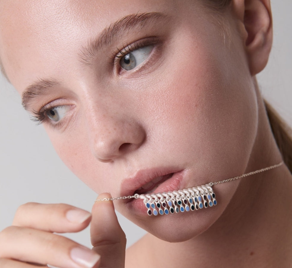 Collar de plata Aube