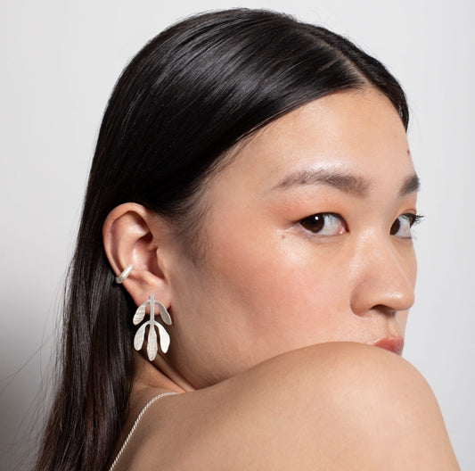 Pendientes medianos de plata Silvela/ PRÓXIMAMENTE