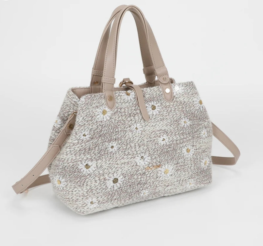 Bolso detalle flores