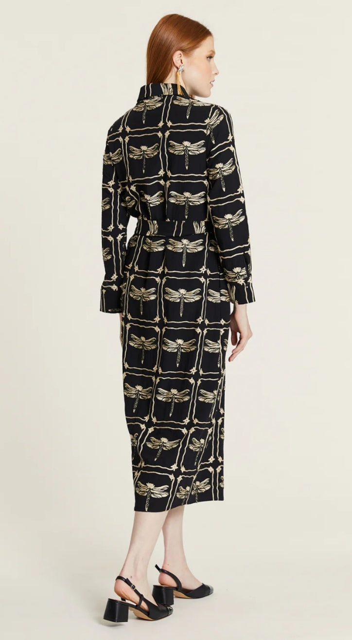 Vestido bordado Libélulas