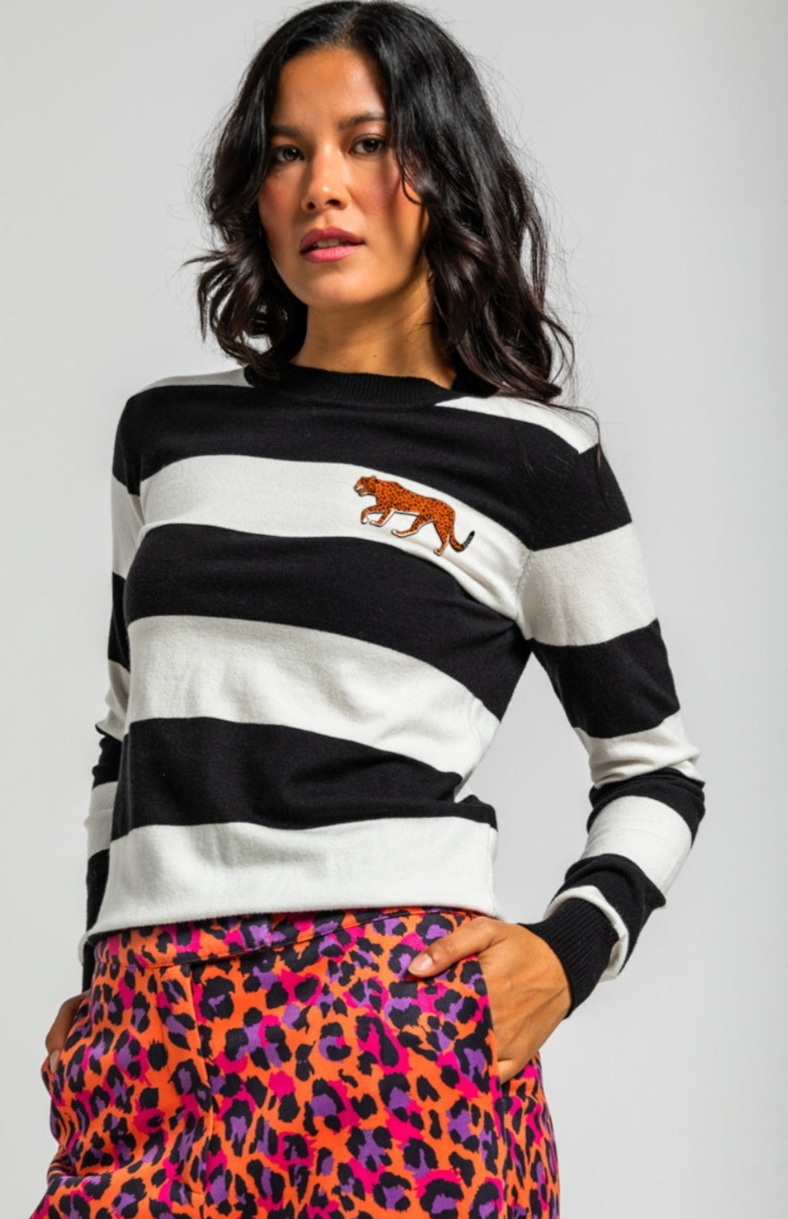 Jersey blanco/ negro