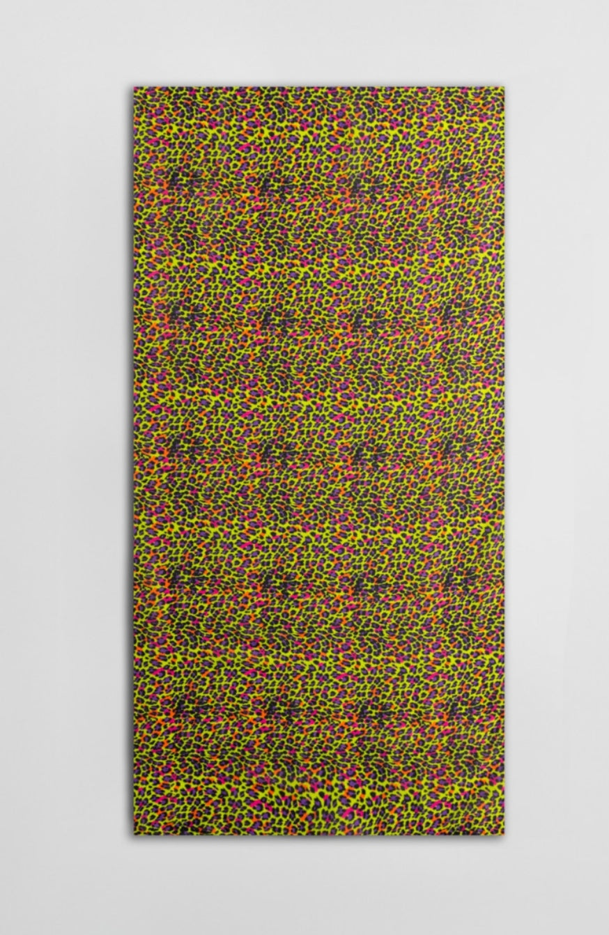 Pañuelo leopardo amarillo