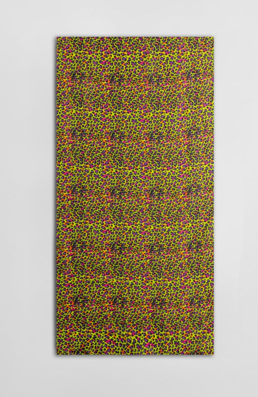 Pañuelo leopardo amarillo