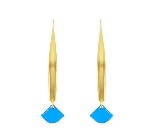 Pendientes Quizás azul