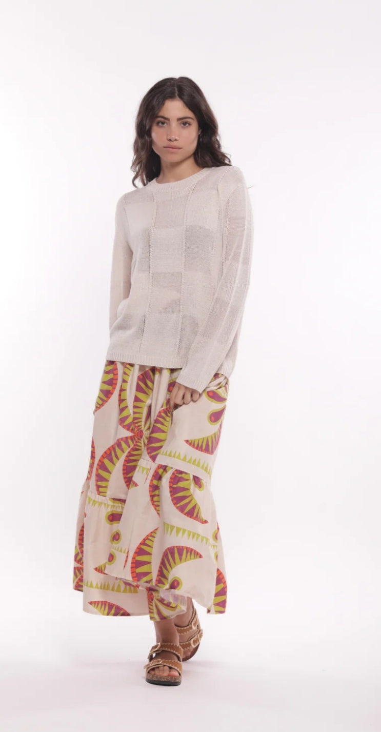 Falda estampado Palmeras