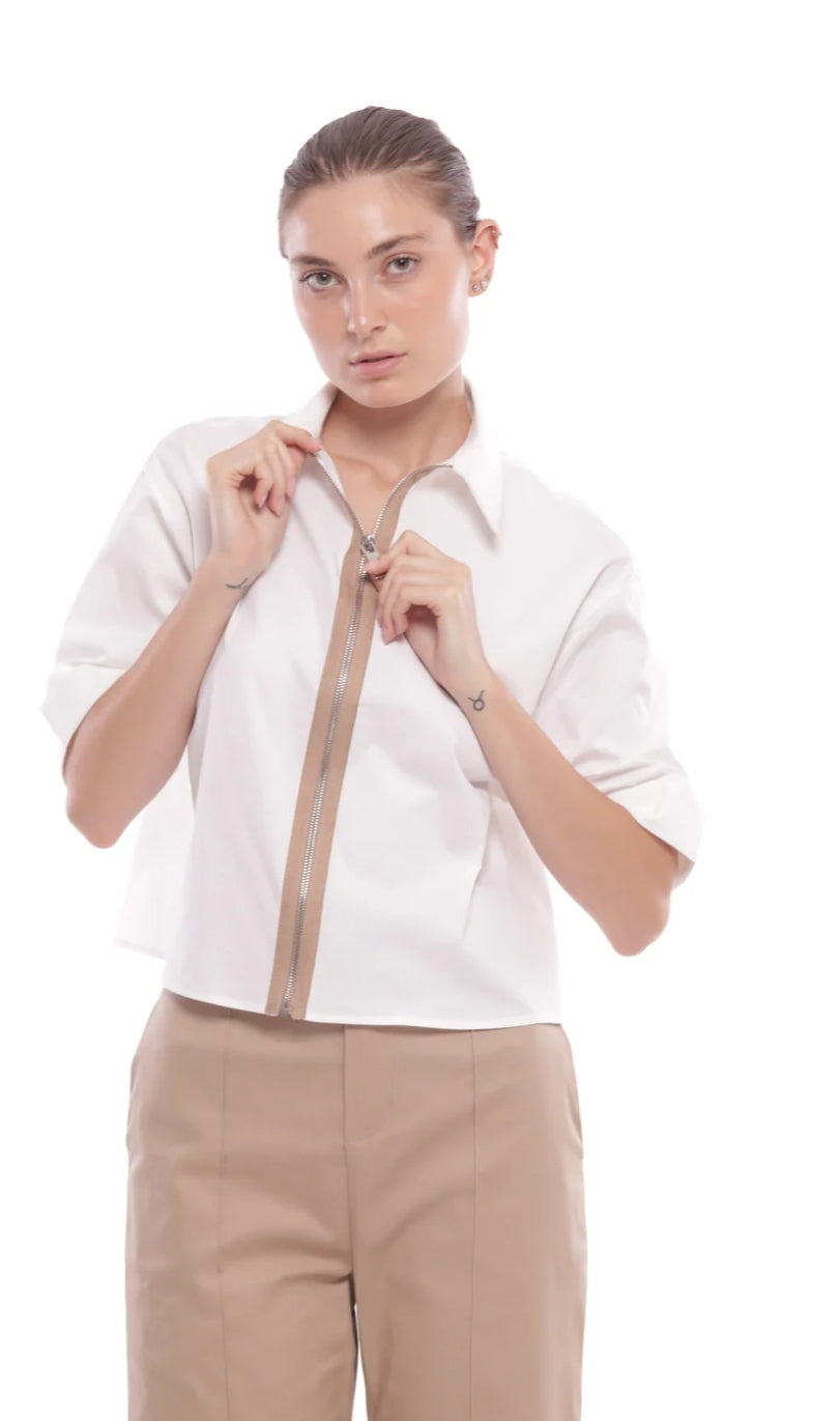 Camisa cremallera