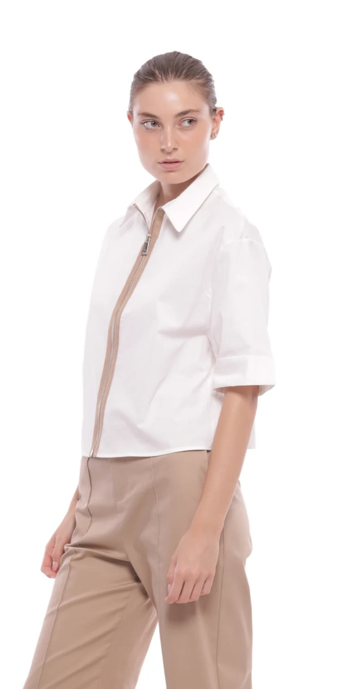 Camisa cremallera