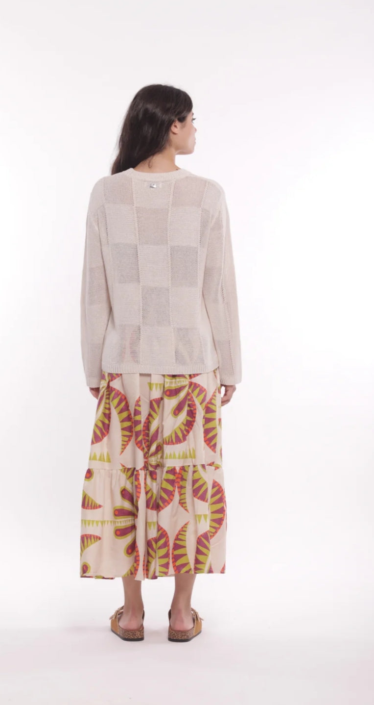 Falda estampado Palmeras
