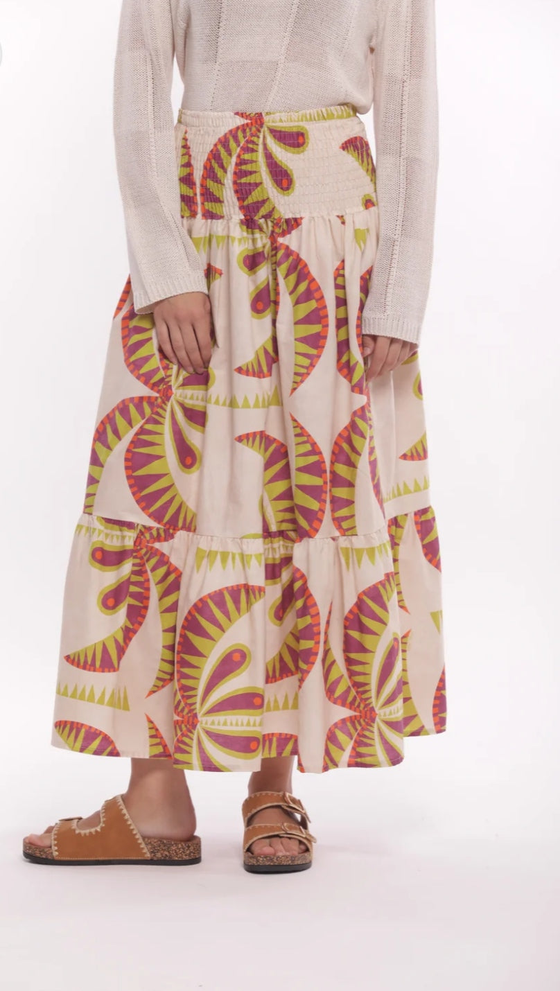 Falda estampado Palmeras