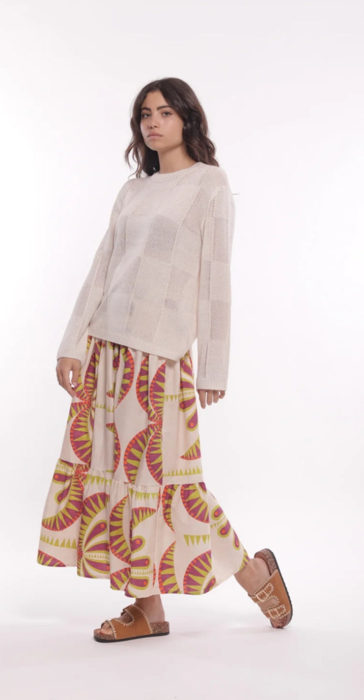 Falda estampado Palmeras