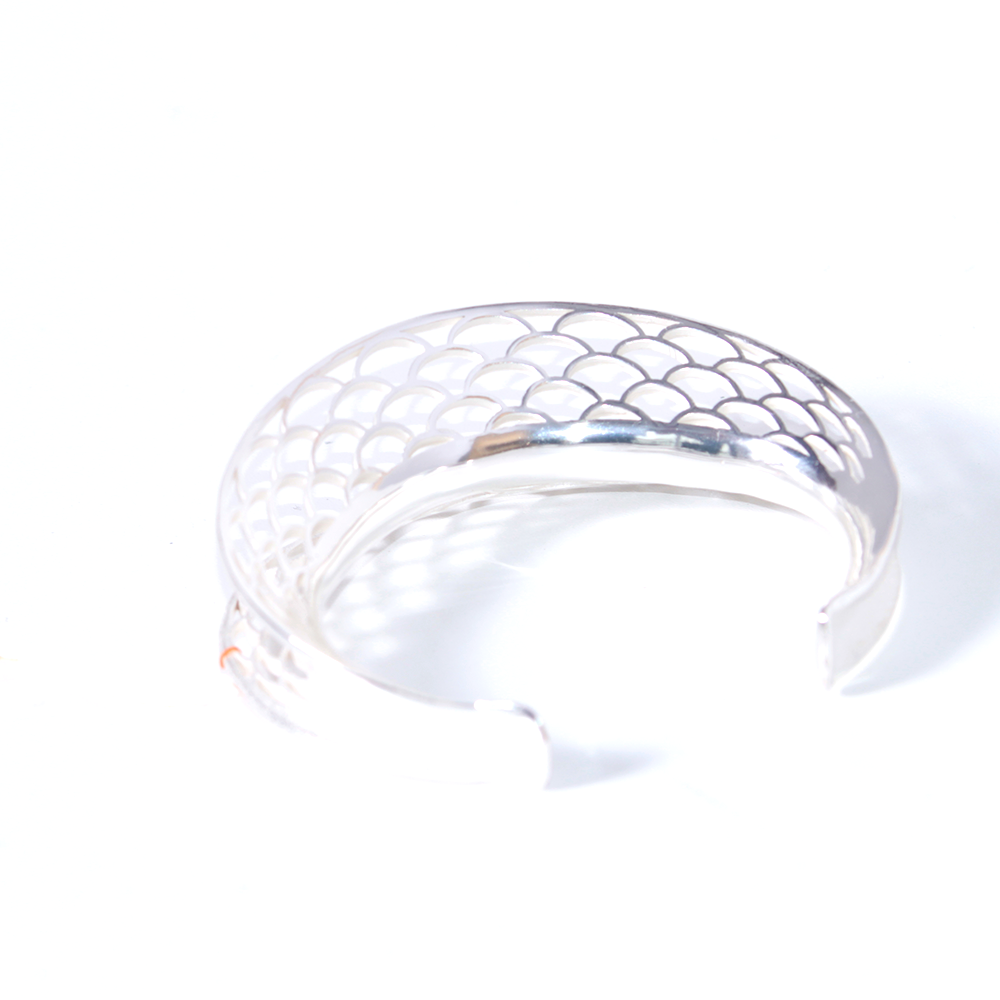 Pulsera plata red de Alex de Haro