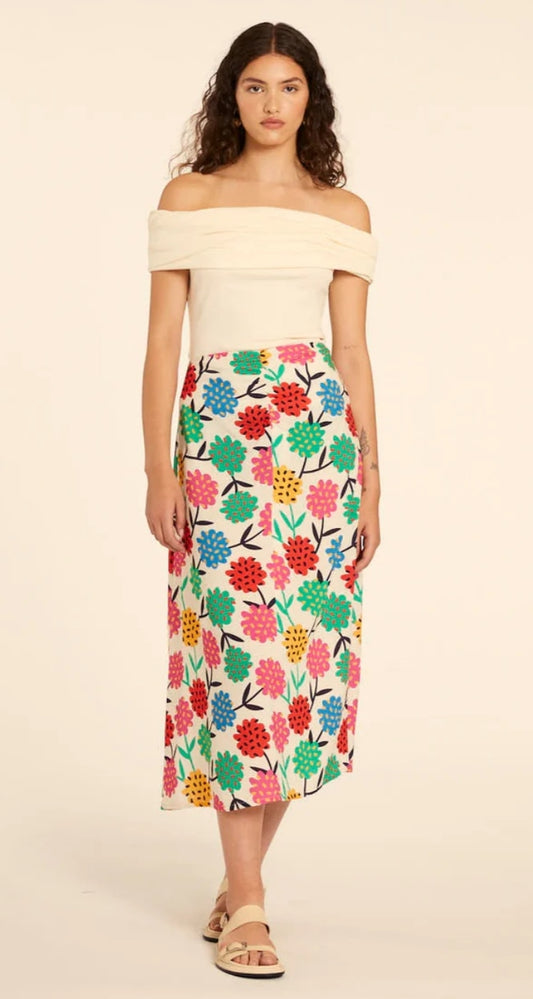 Falda Flores
