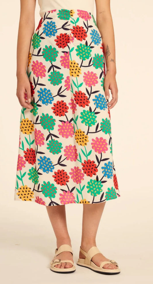 Falda Flores