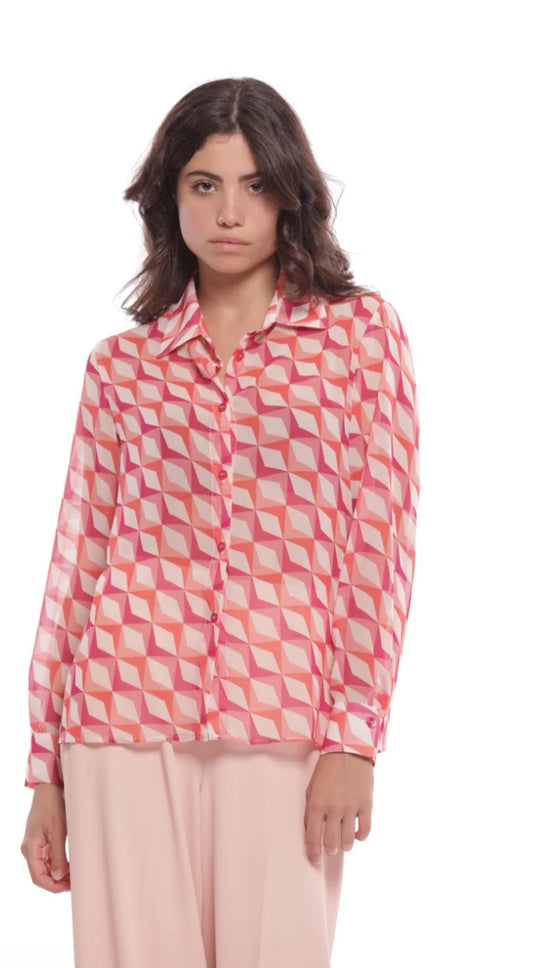 Camisa estampado Arlequín
