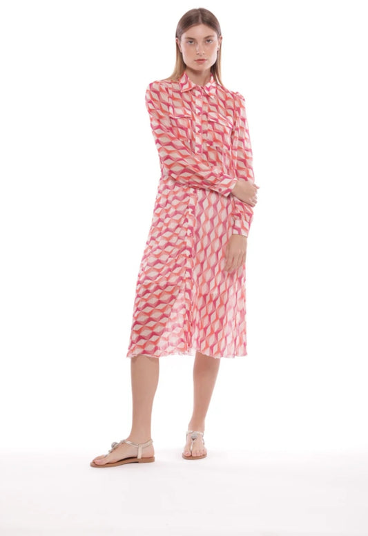 Vestido estampado Arlequín