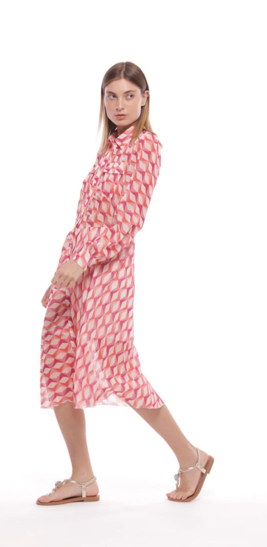 Vestido estampado Arlequín