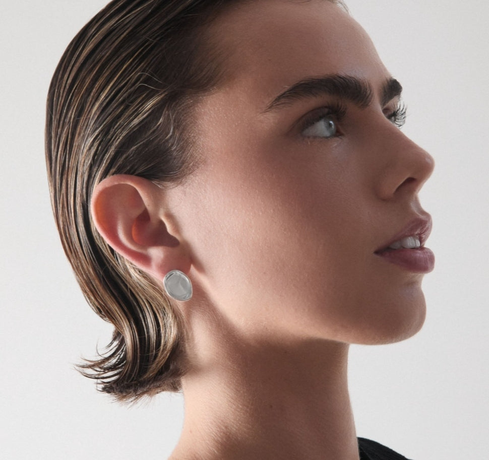 Pendientes Pequeños Plata Cala