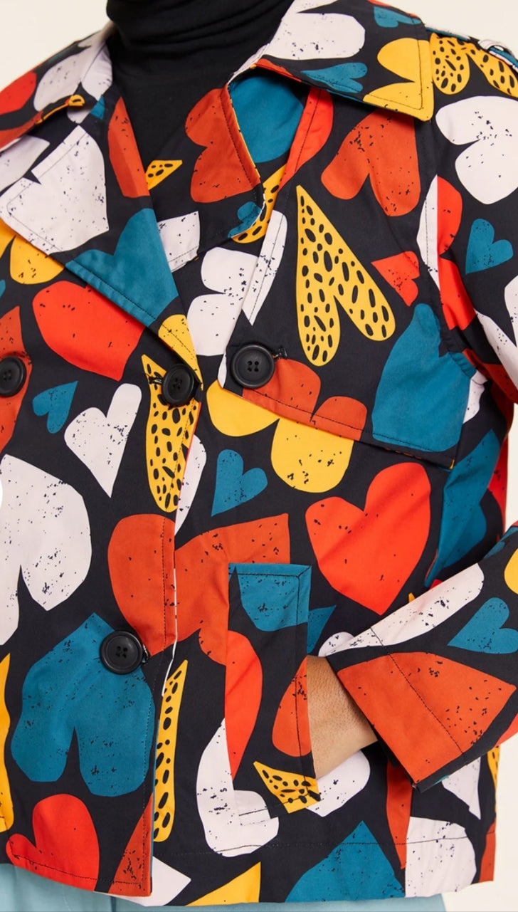 Chaqueta Corta Corazones