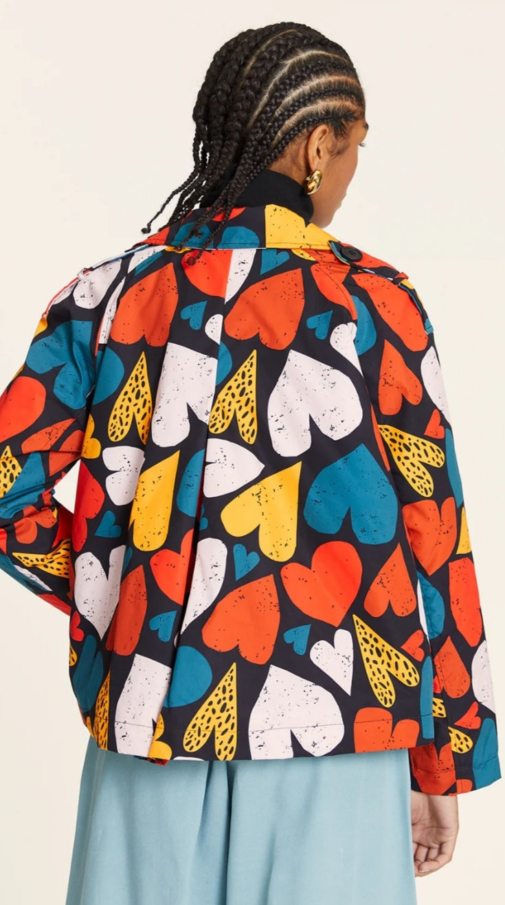 Chaqueta Corta Corazones