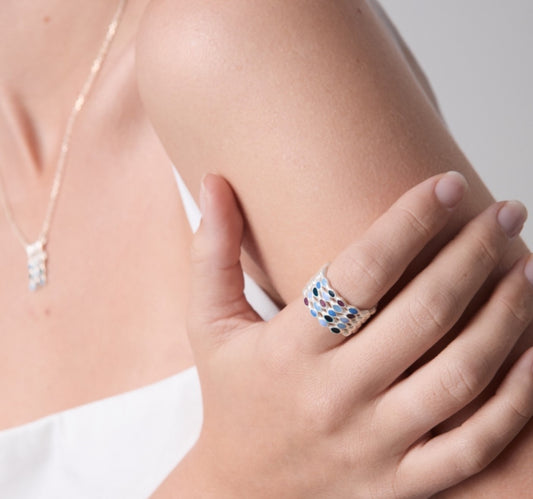 Anillo de plata Aube