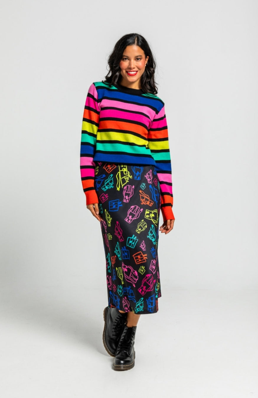 Falda Garabatos de Robots