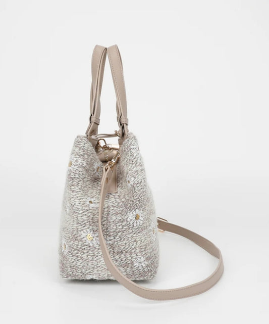 Bolso detalle flores