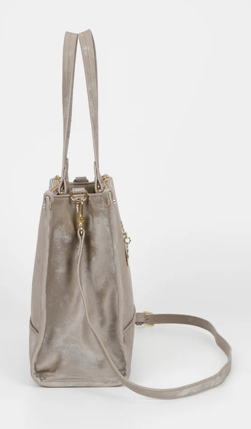 Bolso shopper piedra