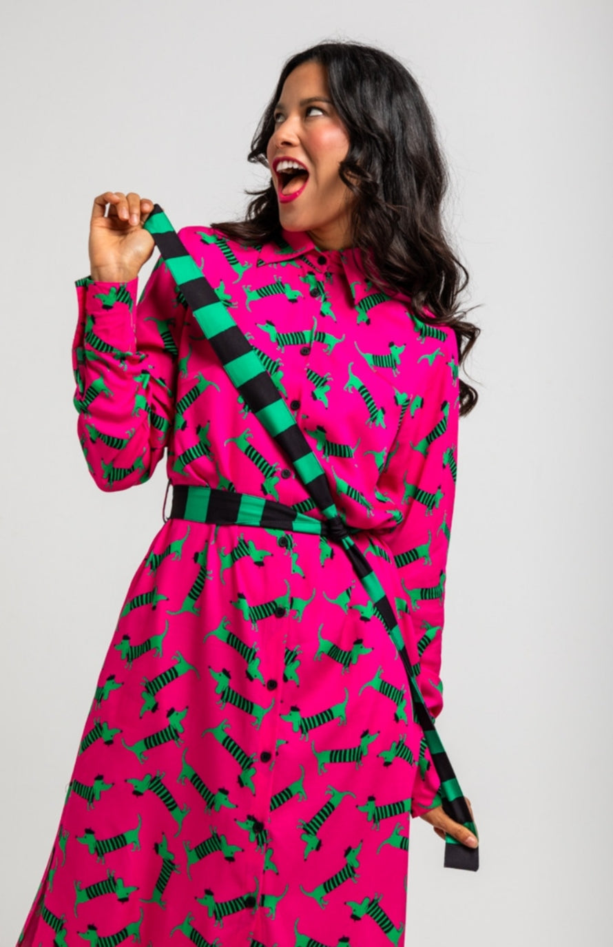 Vestido Más rara que un perro verde