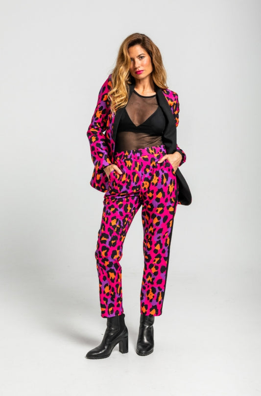 Americana animal print fucsia