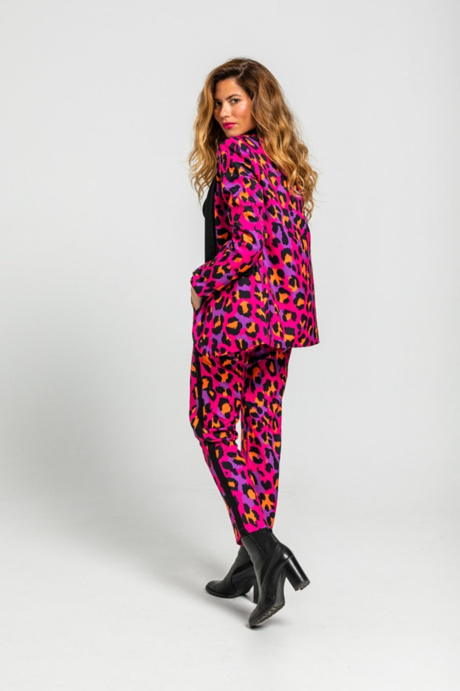 Americana animal print fucsia