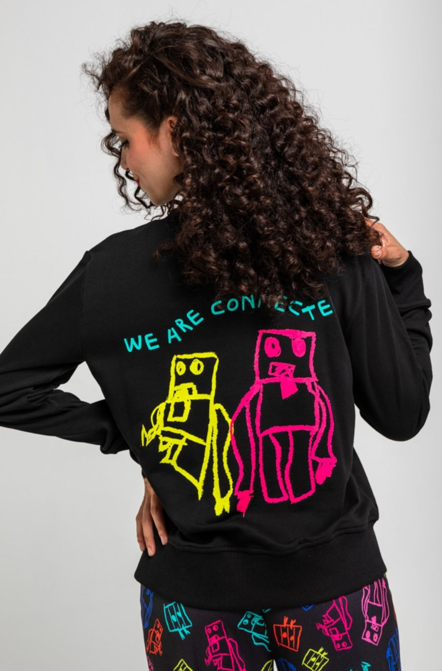 Sudadera Garabatos Robot