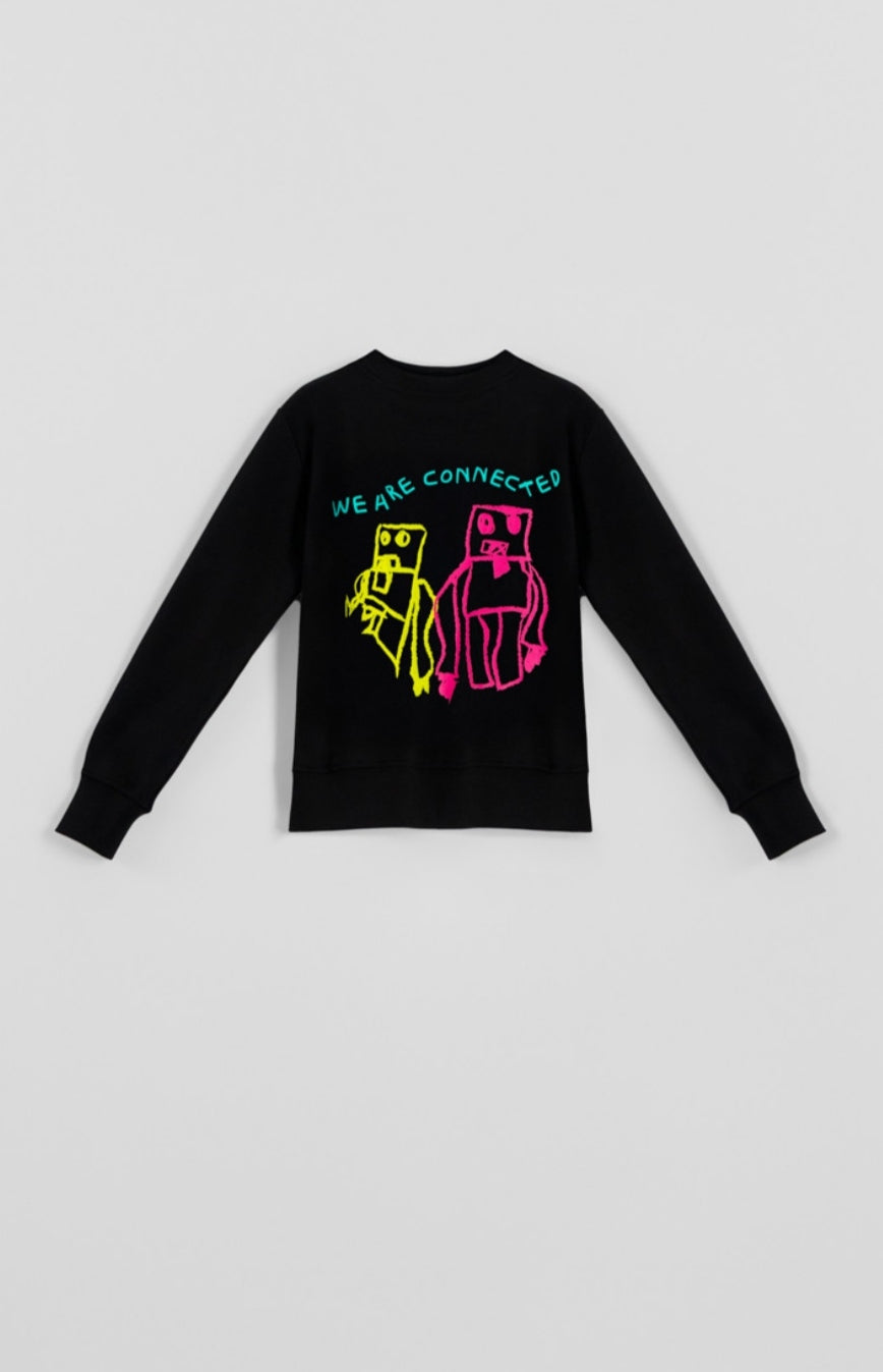 Sudadera Garabatos Robot