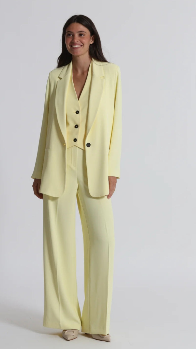 Pantalón traje Amarillo
